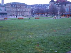 Schlossplatz in Stuttgart