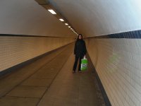 In a tunnel under the Scheldt in Antwerp