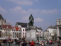 A real statue in Antwerp