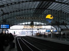 Vattenfall at the Main Railway Station