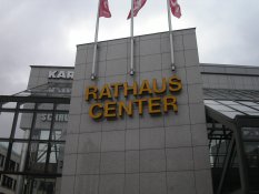 A shopping centre in Dessau, Rathaus-Center