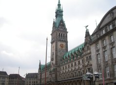 The County Hall in Hamburg