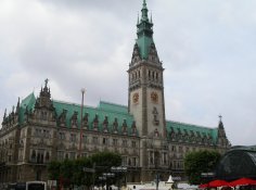 The County Hall in Hamburg