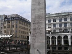 Monument in the centre of Hamburg