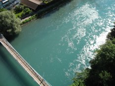 The River Aare in Bern 48 metres below