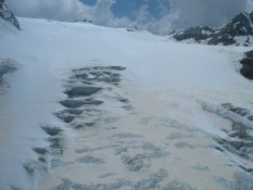 A glacier close to Matterhorn Glacier Paradise (Klein Matterhorn)