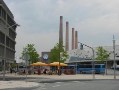 The factory of Volkswagen in Wolfsburg