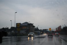 In a rainy Pirna