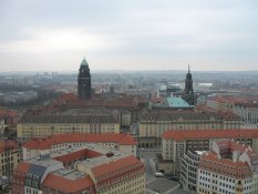 View from the Frauenkirche in Dresden