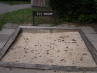 Dog toilet in Holland Park