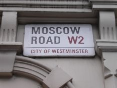 Moscow Road in London