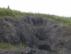 Mertainen mining pit