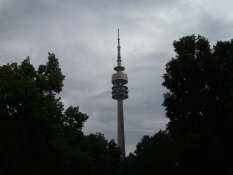 Olympiaturm in Olympiapark in Munich