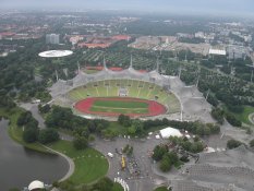 Olympic Stadium from Olympiaturm in Munich