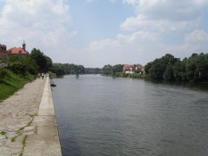 The Danube in Ratisbon