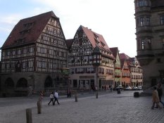 Town Square at Rothenburg ob der Tauber