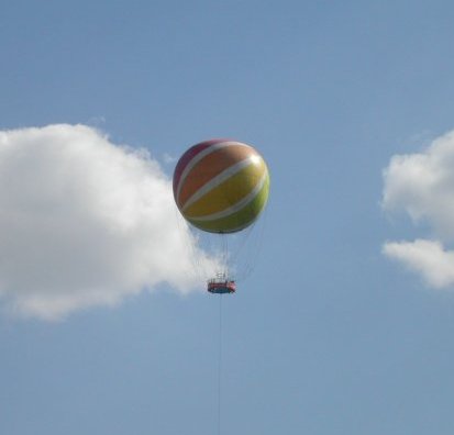 Baloon above Potsdamer Platz