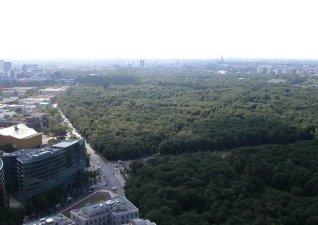 Tiergarten from the Air