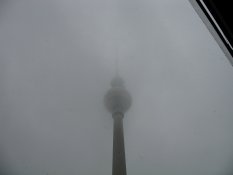 TV-Tower in misty Berlin