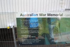 Australian War Memorial in London is being renovated