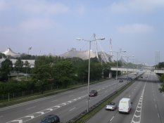 Near the Olympic Park in Munich
