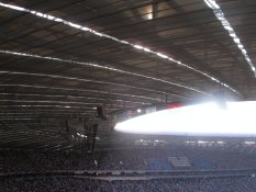 Inside the Allianz Arena in Munich