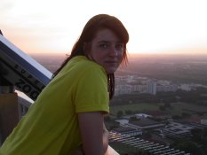 Lizette Nilsson in the Olympic Tower in Munich 24 June 2006