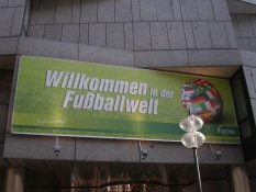 Welcome to the Football World says the Department Store Kaufhof