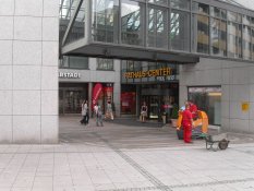 A shopping centre in Dessau, Rathaus-Center
