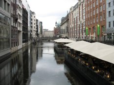 A canal in Hamburg