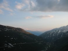 The Furka Pass in Switzerland