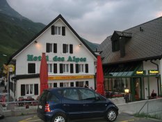 Hotel des Alpes at Realp in Switzerland