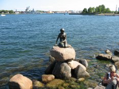 The Little Mermaid in Copenhagen