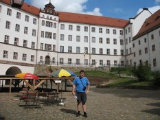 Andr� Odeblom in the Castle of Colditz