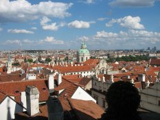 View of Prague from the Prague Castle