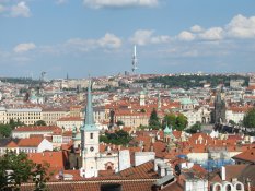 View of Prague from the Prague Castle