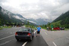 Andr� Odeblom in the Alps