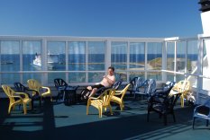 On the ferry between Trelleborg and Travem�nde