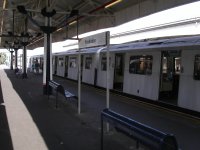 District Line train at Wimbledon