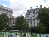 The Ritz from the Green Park